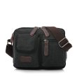 Men's Bags Canvas Shoulder Messenger Bag Crossbody Bag Vintage Daily Canvas Bag Messenger?Bag Black Khaki Green Coffee