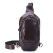 leather retro waist bag top layer cowhide one-shoulder messenger bag men's casual fashion sports bag waist bag men's small bag
