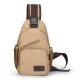 Men's Bags Canvas Sling Shoulder Bag Chest Bag Zipper Plain Daily Outdoor 2021 Canvas Bag Messenger?Bag Black Blue khaki Brown