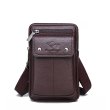 Men's Bags Fanny Pack Daily Bum Bag Messenger?Bag Black Brown
