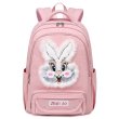 Women's Men's Nylon School Bag Adjustable Large Capacity Pattern Solid Color Animal School Daily Backpack Black Blue Blushing Pink Army Green Dusty Rose