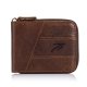 Men's Bags Cowhide Wallet Zipper Plain Daily Outdoor 2021 Coffee