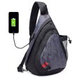 Men's Bags Polyester Sling Shoulder Bag Chest Bag Zipper Fashion Date Office & Career Baguette Bag Messenger?Bag Black Grey Black Blue Light Gray